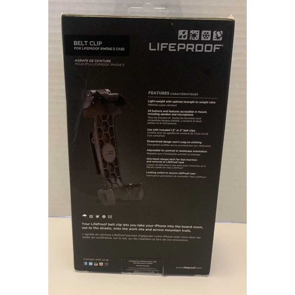 Lifeproof BELT CLIP iPHONE 5,5s BLACK,